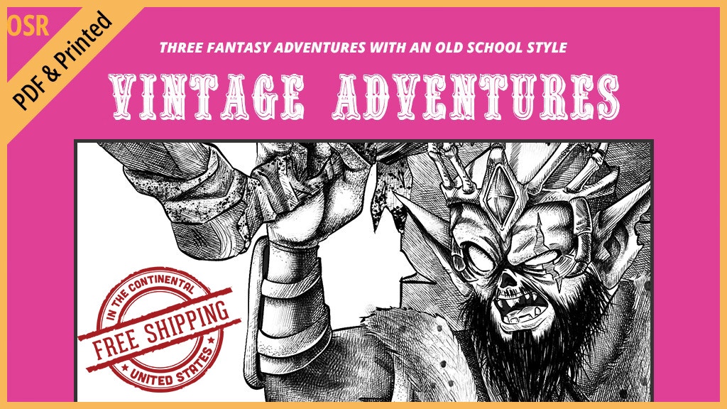 Vintage Adventures (for OSR systems)