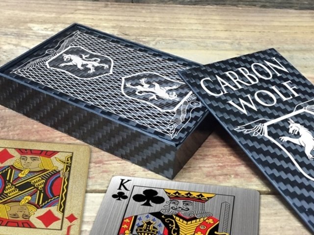 Carbon Fiber Playing Cards + Stainless/mini brass (RELAUNCH)