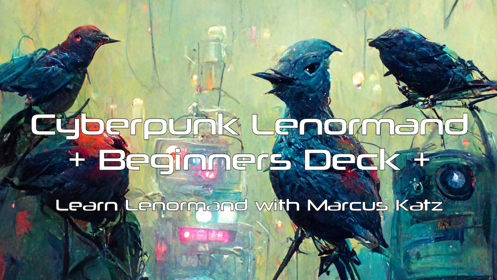 Cyberpunk Lenormand Beginner Deck