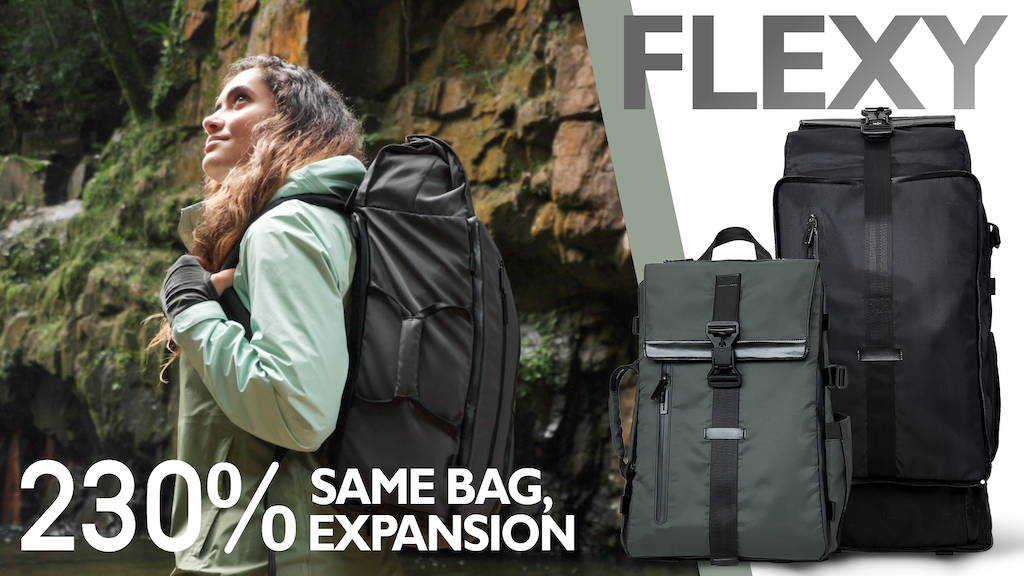 FLEXY | The new multipurpose backpack for your adventures.