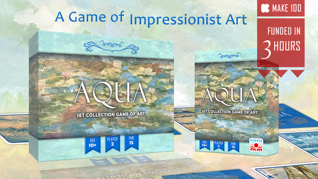 AQUA - A Set Collection Game of Art : Make 100