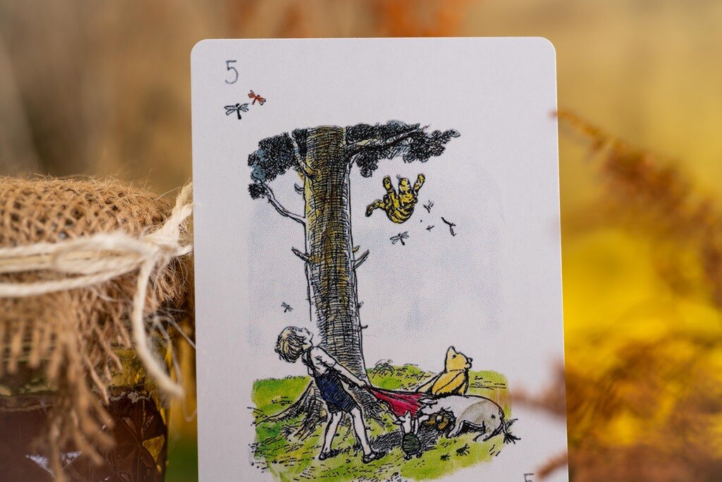 Winnie the Pooh's Classic Playing Cards and Plushies