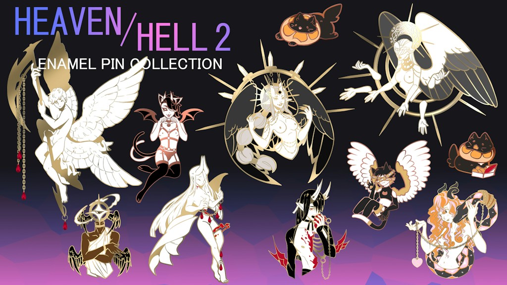 Heaven and Hell 2 | Enamel Pin Collection
