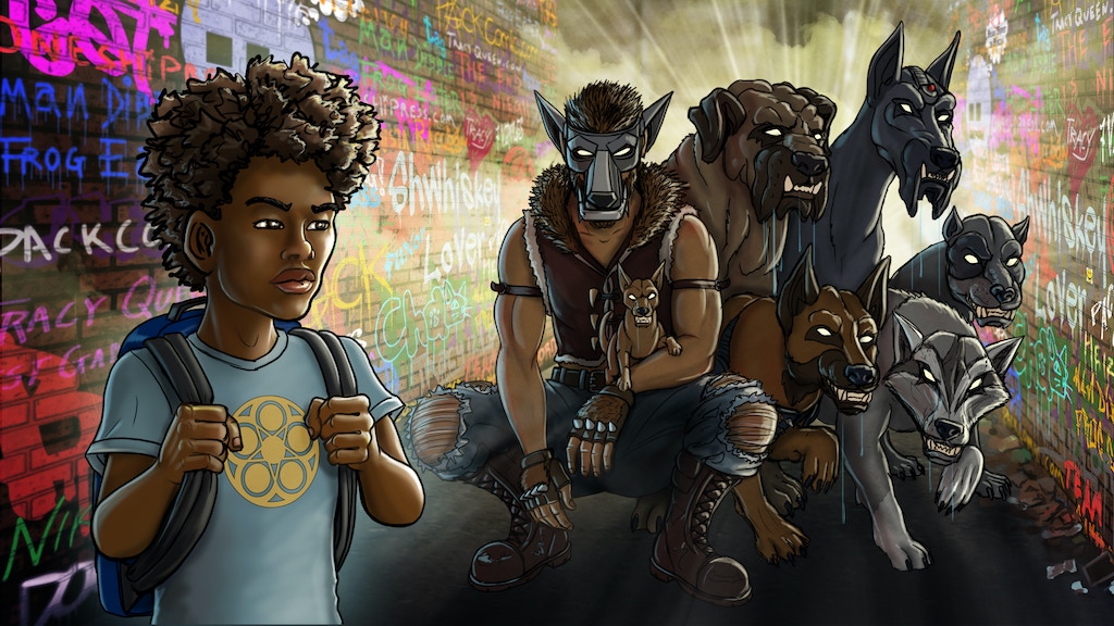 PACK #1-4: A Comic Book Series About Vigilante Dogs