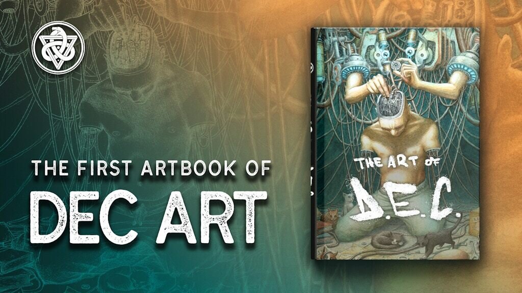 THE ART OF D.E.C. - Psychedelic Artbook