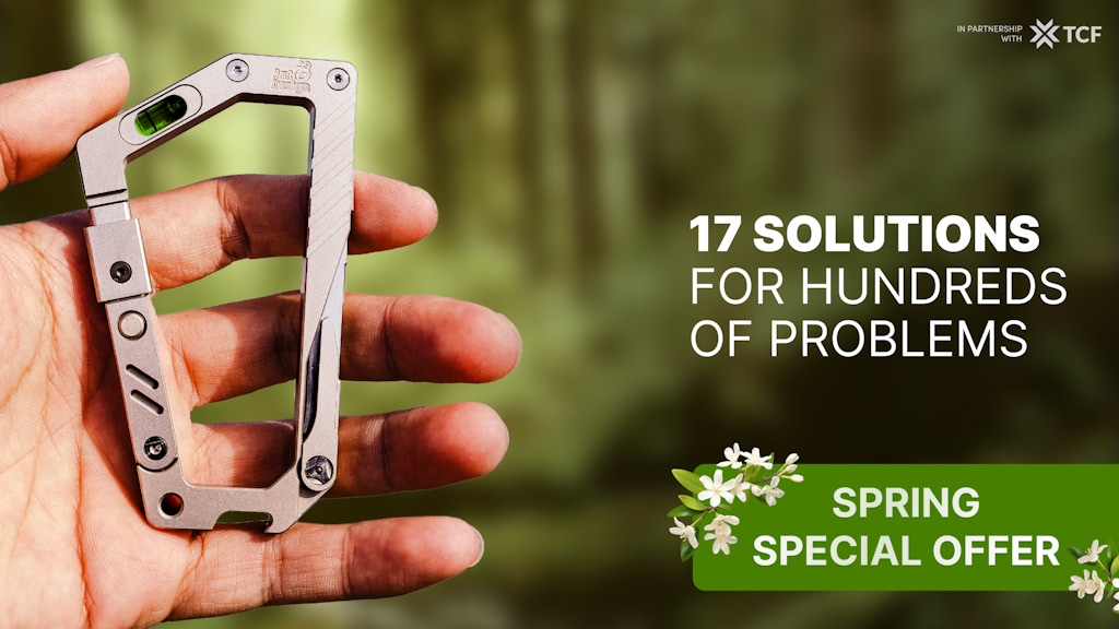 GH Carabiner: Titanium 17-in-1 EDC to Outwork Them All