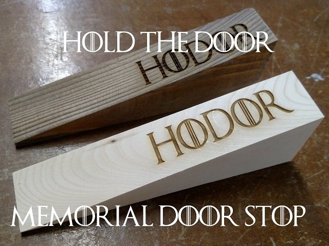 Hold the Door Memorial Door Stop