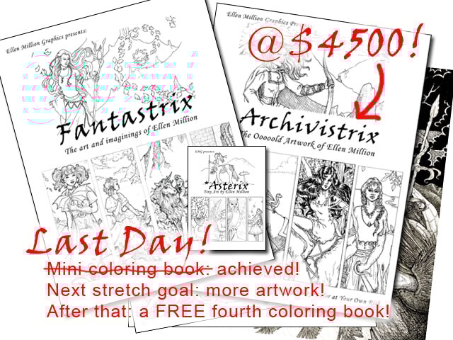 Fantastrix, A Coloring Book For (So-Called) Grown-ups