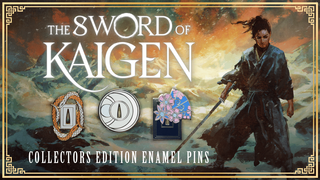 The Sword of Kaigen - Collectors Edition Enamel Pins