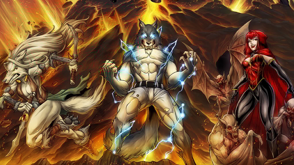 Night Wolf Vol 1-2 Urban Fantasy Werewolf Coming-of-Age Epic