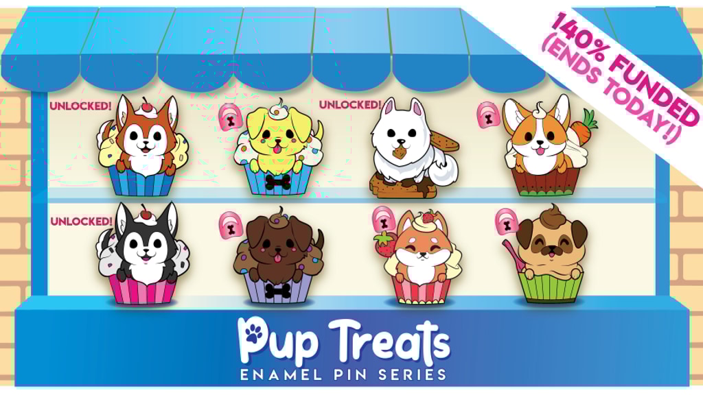 Pup Treats: Enamel Pin Series