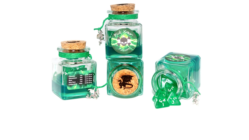 Dungeons & Dragons - Pick Your Poison Dice Jars
