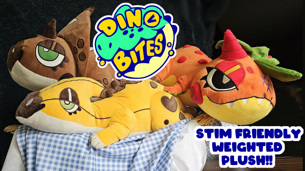DinoBites Weighted Plush Toys