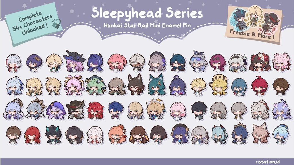 Backerkit Backer Train Comments Honkai Star Rail Sleepyhead Series Pins on BackerKit