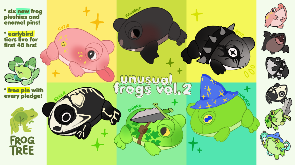 Unusual Frog Plushies: Vol 2
