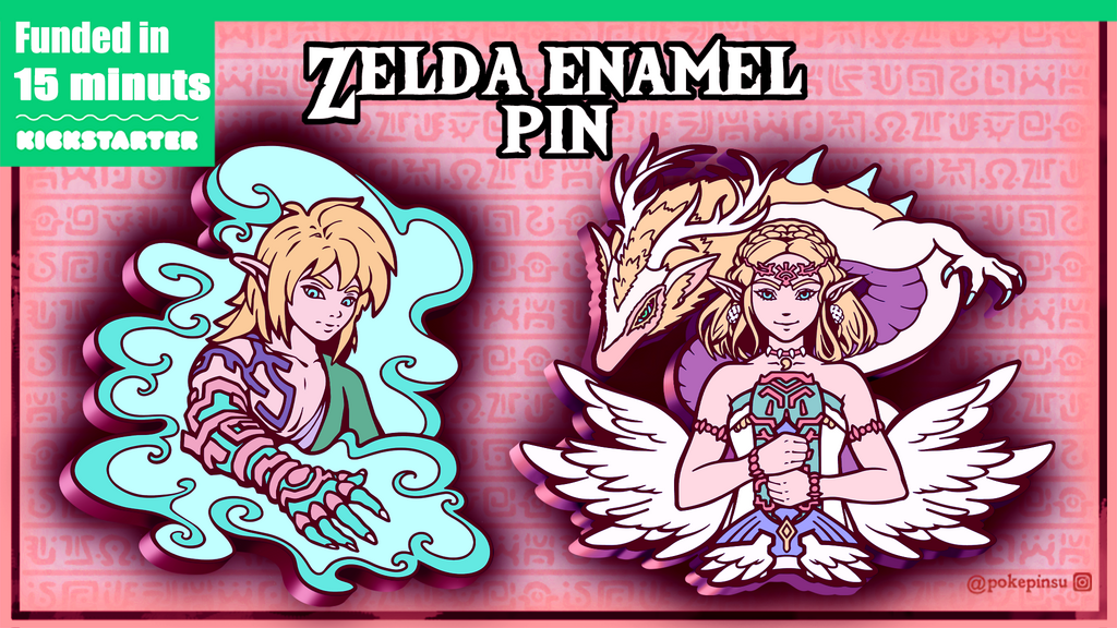 The legend of enamel pin