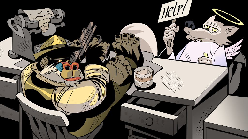 MANDRILL P.I. Vol. 1: Noir Urban Fantasy in a Cartoon World