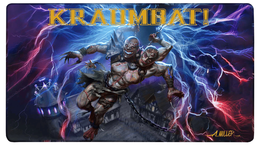 Kraum Playmats and Foil Tokens from MTG artist Aaron Miller
