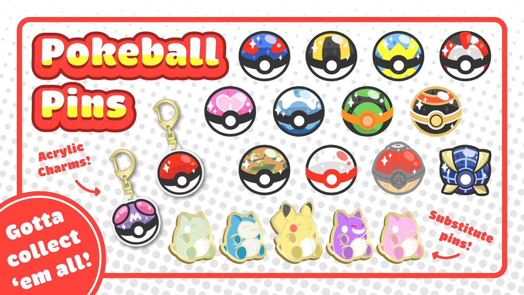 Poképins! Pokballs, Charms, and Substitute Dolls!