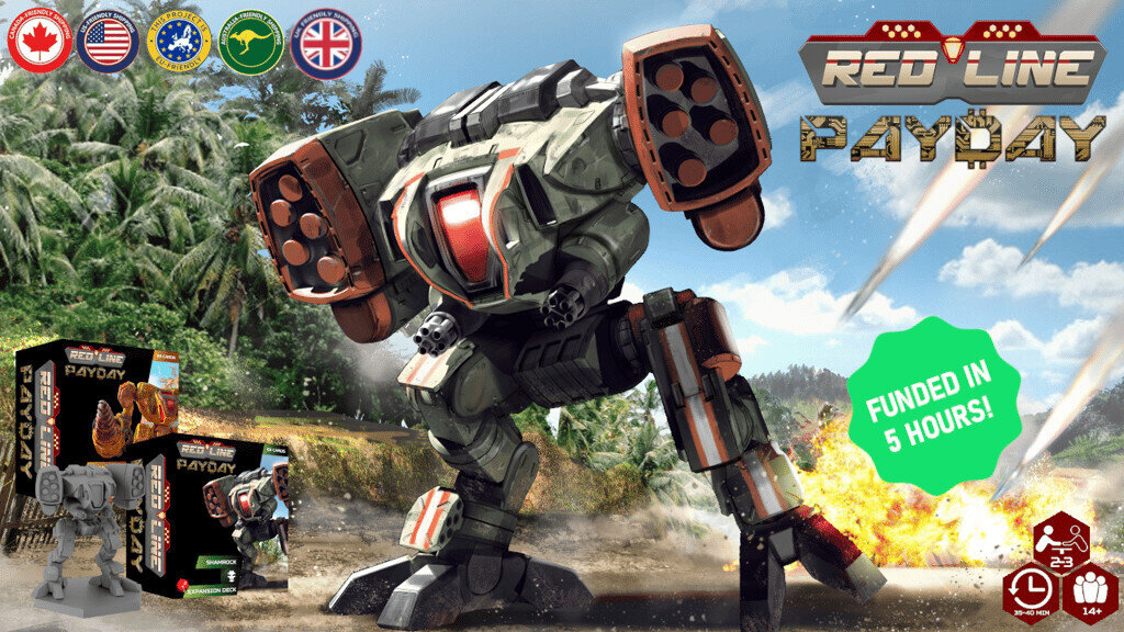 REDLINE: Payday - Mech based expandable card game!