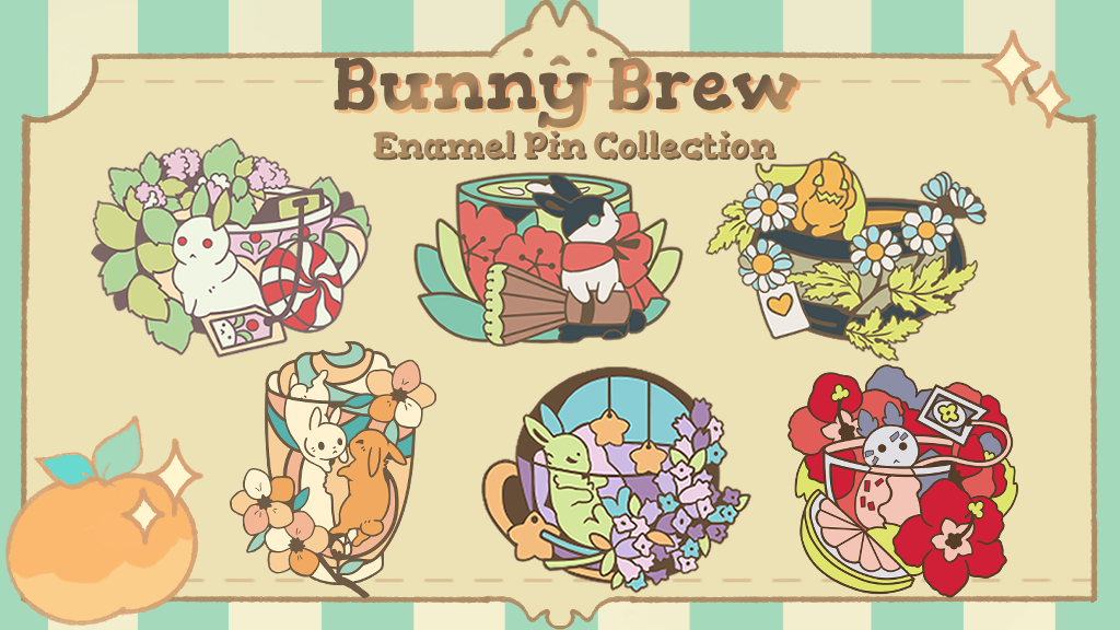 Bunny Brew: Enamel Pin Collection