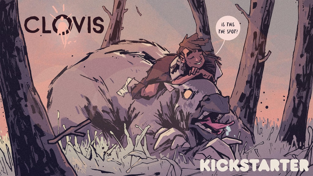 Clovis - A Young Mother and her Giant Sloth, 12,000 BCE