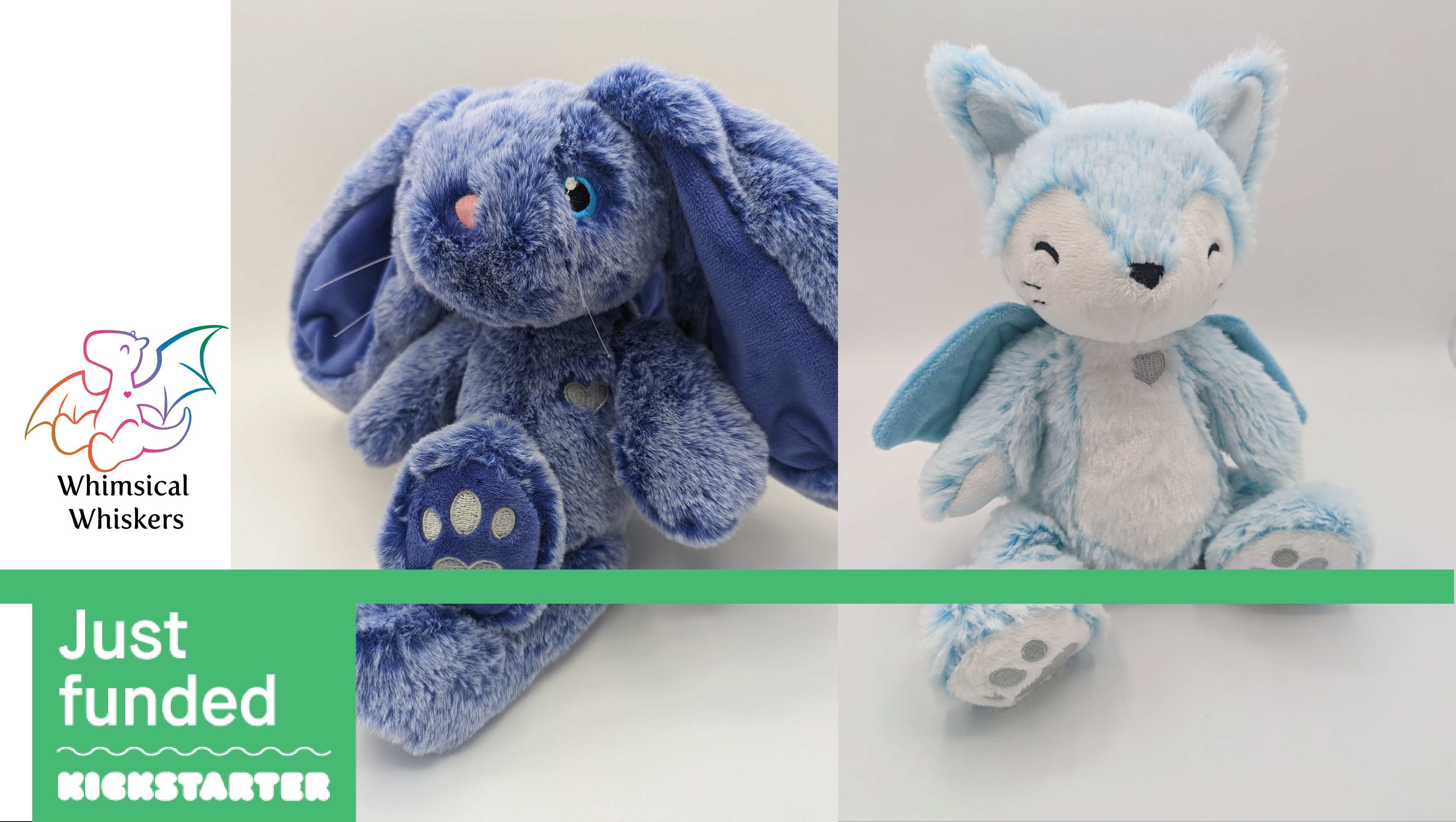Blue Dragon Fox Plush Toy