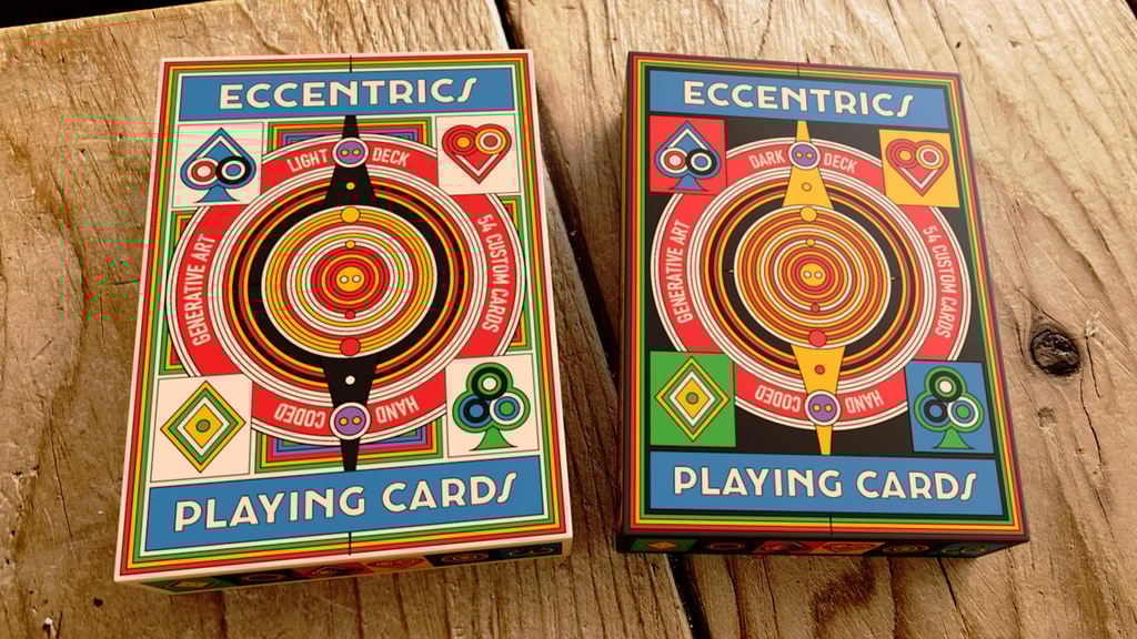 Eccentrics Playing Cards
