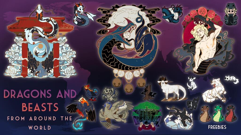 Dragons and Beasts from around the world