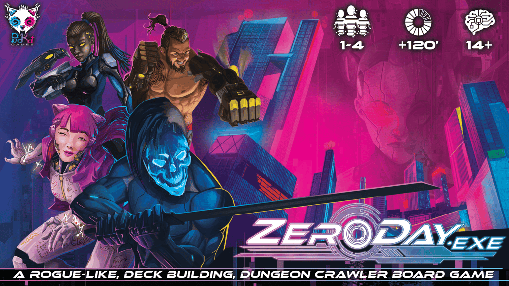 ZeroDay.exe: A Deck Building, Dungeon Crawler Board game
