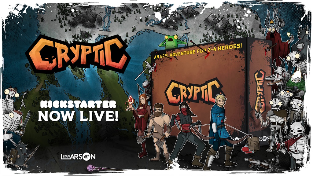 Cryptic Card-based RPG Board Game