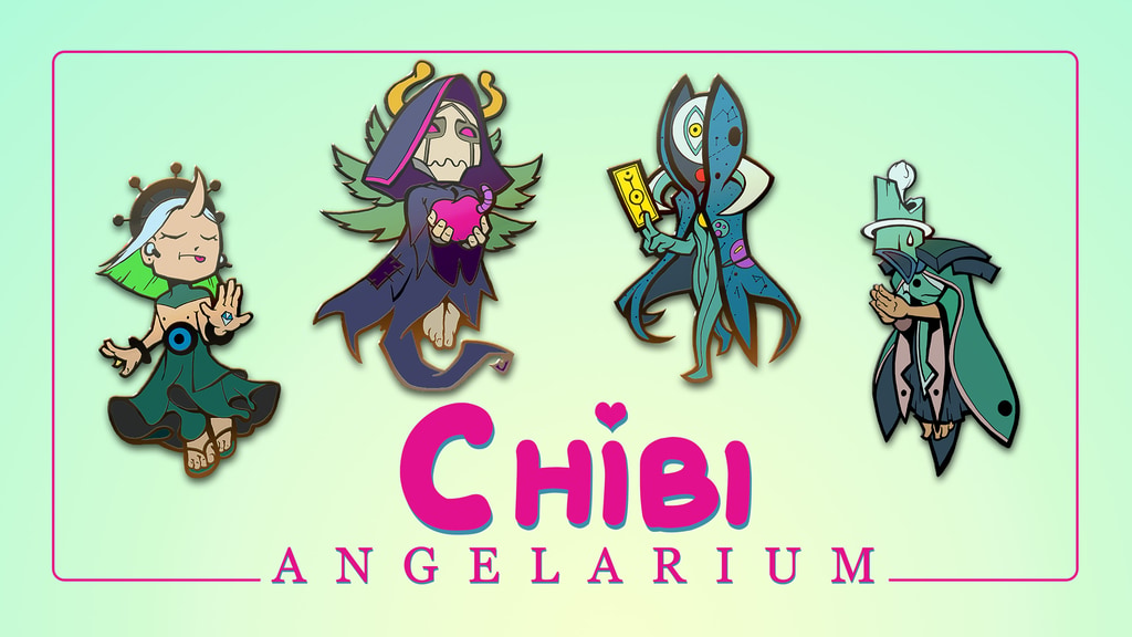 Chibi Angelarium - Enamel Pin Set