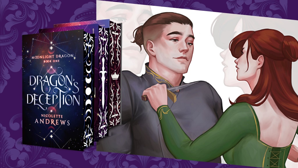 Moonlight Dragon Trilogy Complete Deluxe Romantasy Hardcover