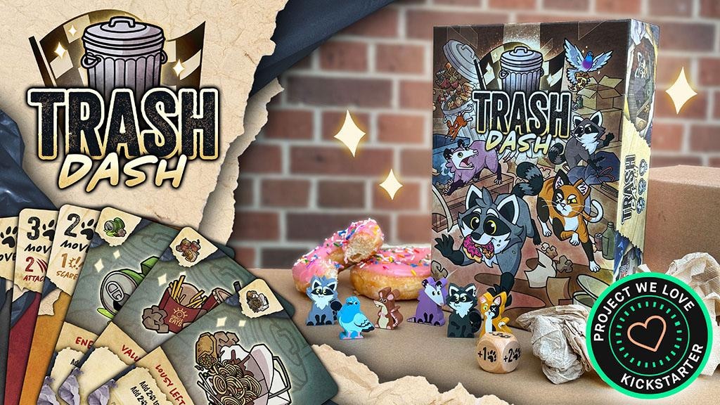 Trash Dash (The Chaotic Critter Racing Board Game)