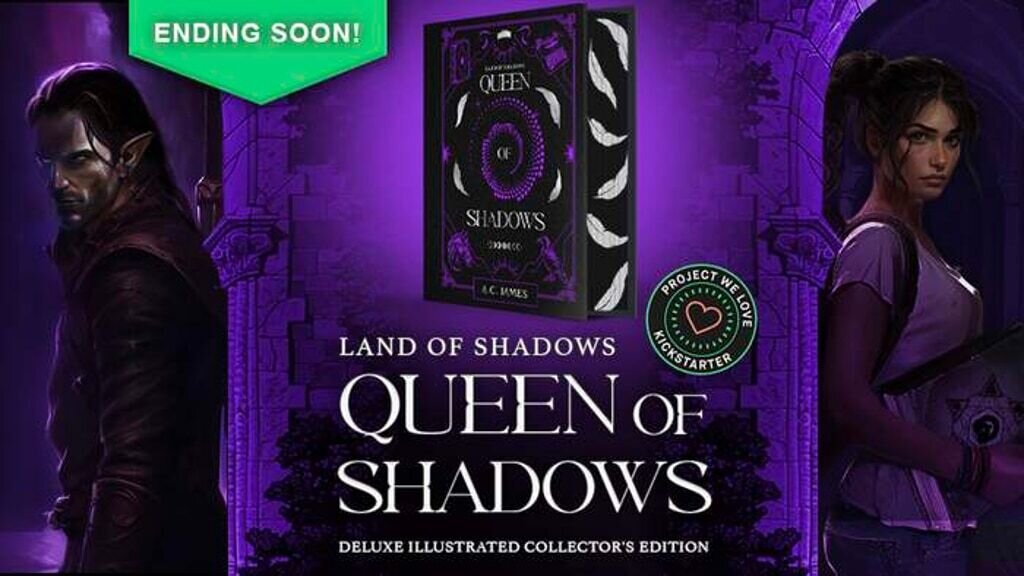 Queen of Shadows Illustrated Deluxe Hardback