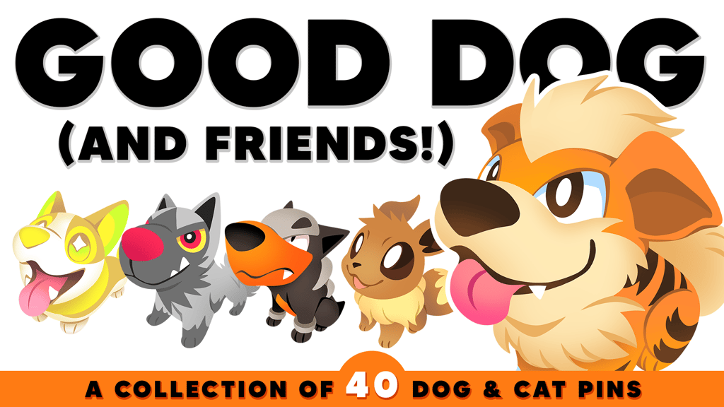 GOOD DOG (and Friends!) Enamel Pins