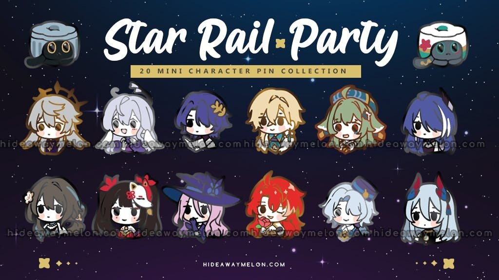 Backerkit Backer Train Project Updates for Honkai Star Rail Chibi Enamel Pins II on BackerKit ...