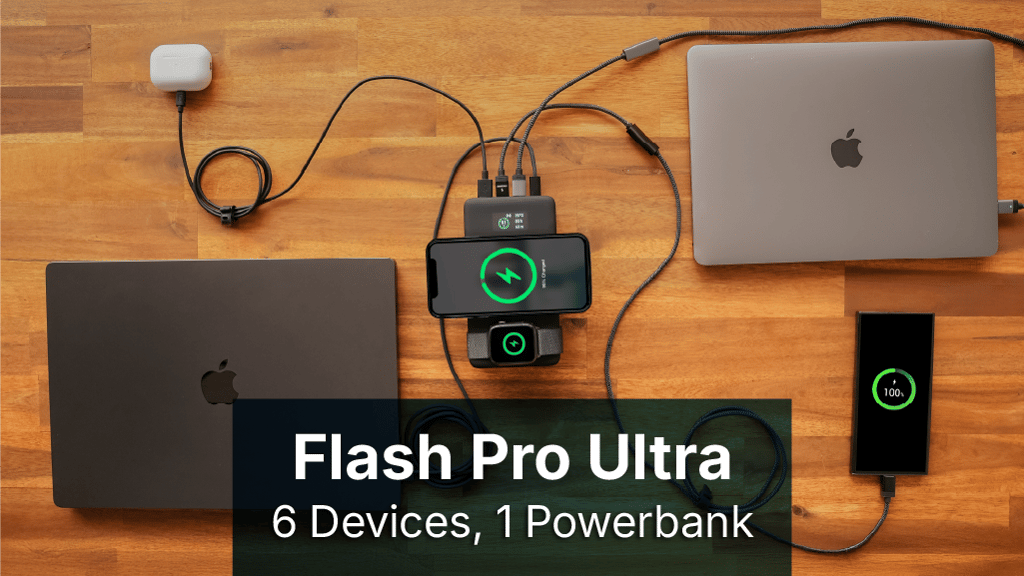 Flash Pro Ultra: World's 1st 275W Powerbank With OLED Screen