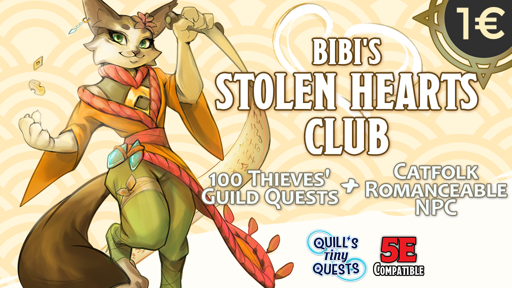 Bibi's Stolen Hearts Club: Romanceable NPC & 100 Quests!