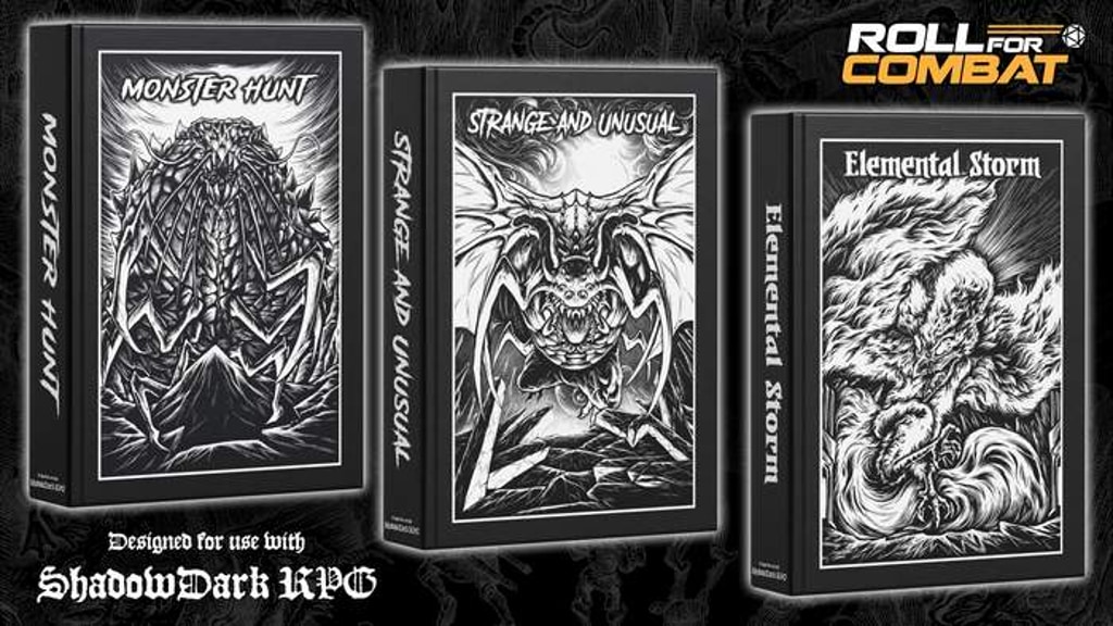 Three New Battlezoo Secret Tomes for Shadowdark!