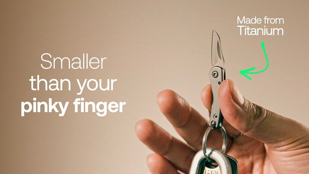 Micro Knife: A Powerfully Mini Keychain Cutter
