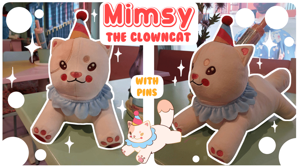 Mimsy the clown cat