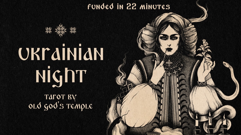 Ukrainian Night Tarot by Old God's Temple