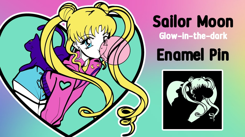 Sailor Moon Bubblegum Enamel Pin