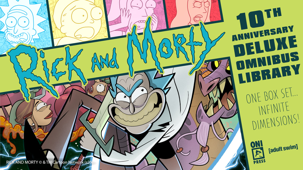 RICK AND MORTY 10th ANNIVERSARY DELUXE OMNIBUS LIBRARY
