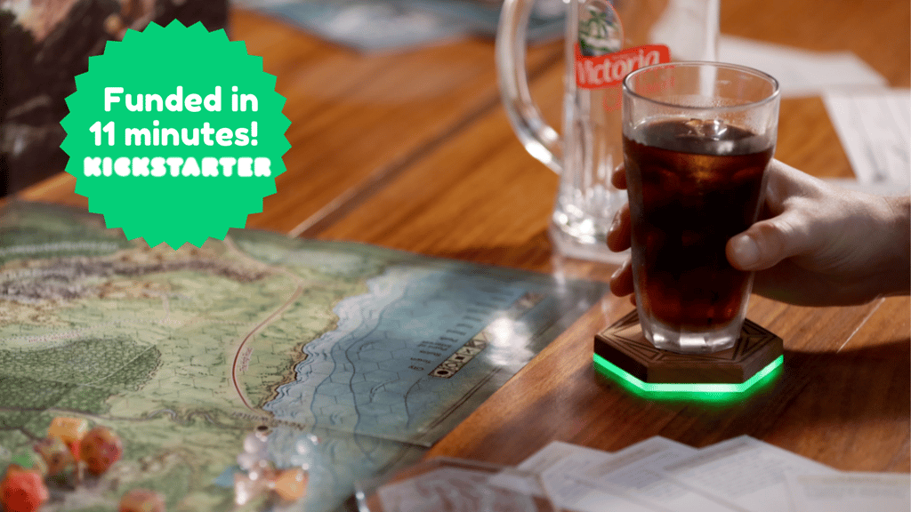 The Ultimate LED Coaster for Game Nights & Everyday Moments