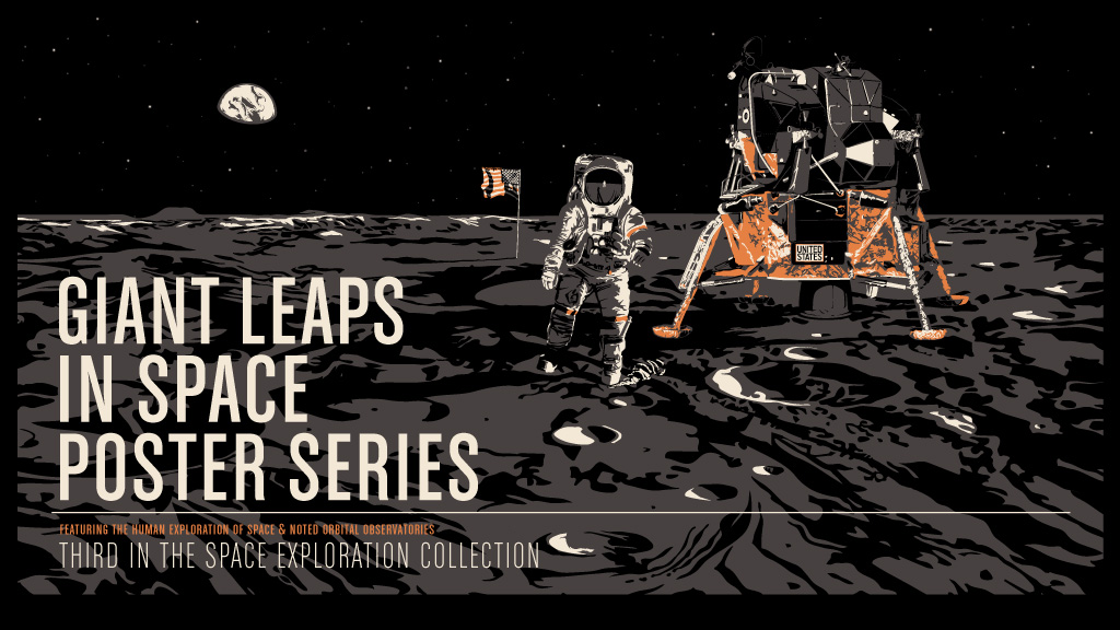 Giant Leaps in Space Poster Series