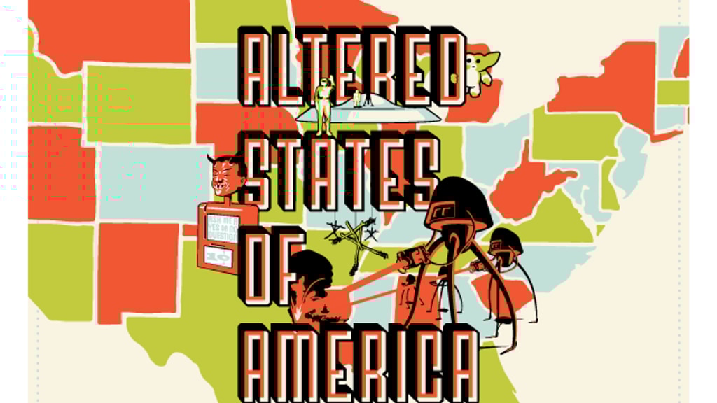 The Altered States of America – Silkscreen Print Project