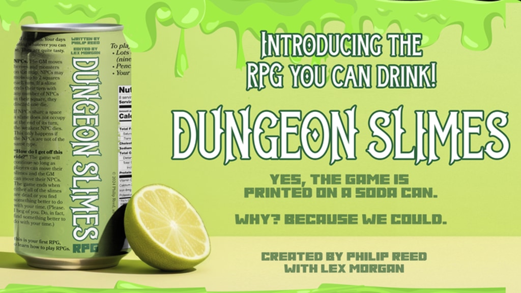 Dungeon Slimes: The World's Only Drinkable RPG!