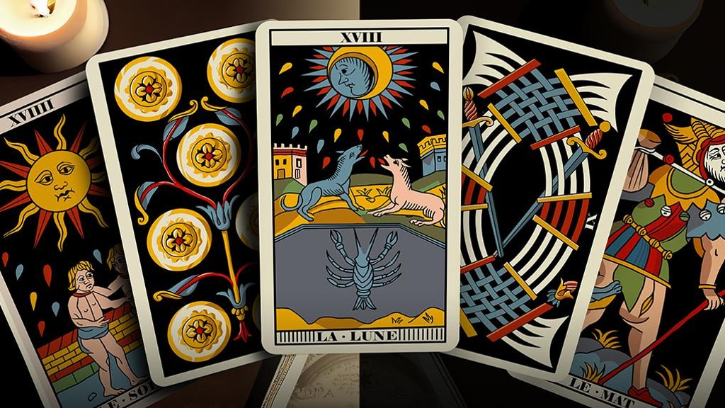 The Marseille at Night Tarot Deck